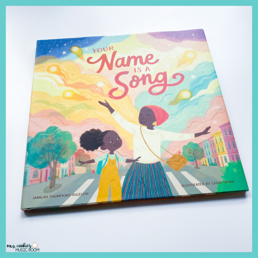 back-to-school-music-activities Your Name is a Song book on a white background